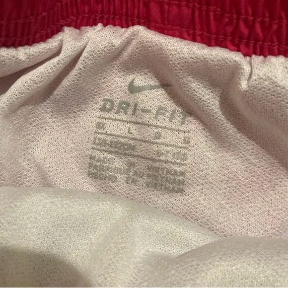 Nike Girls' Grey Logo Tee & Pink Athletic Shorts Set Size 5/6 - Picture 3 of 12